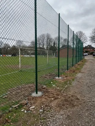 Ballfangzaun in Ansbach - fachgerechte Ausführung vor Ort