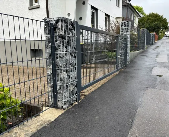 Gabionen und Steinzäune in Ansbach - fachgerechte Ausführung vor Ort